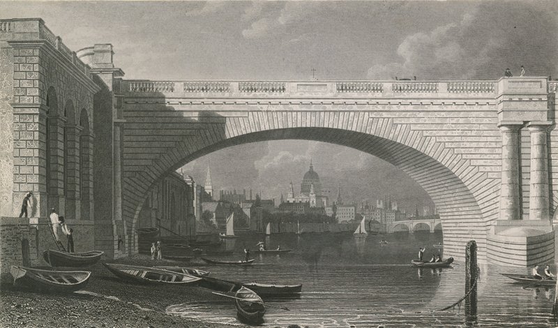 アーチのウォータールー橋 作： 英語学校