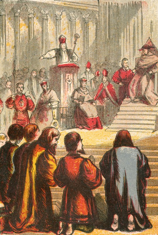 許しを求めるバーンズと彼の仲間の囚人 作： 英語学校