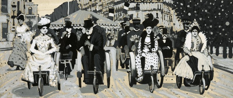 バスチェアは観光客に人気だった 作： 英語学校