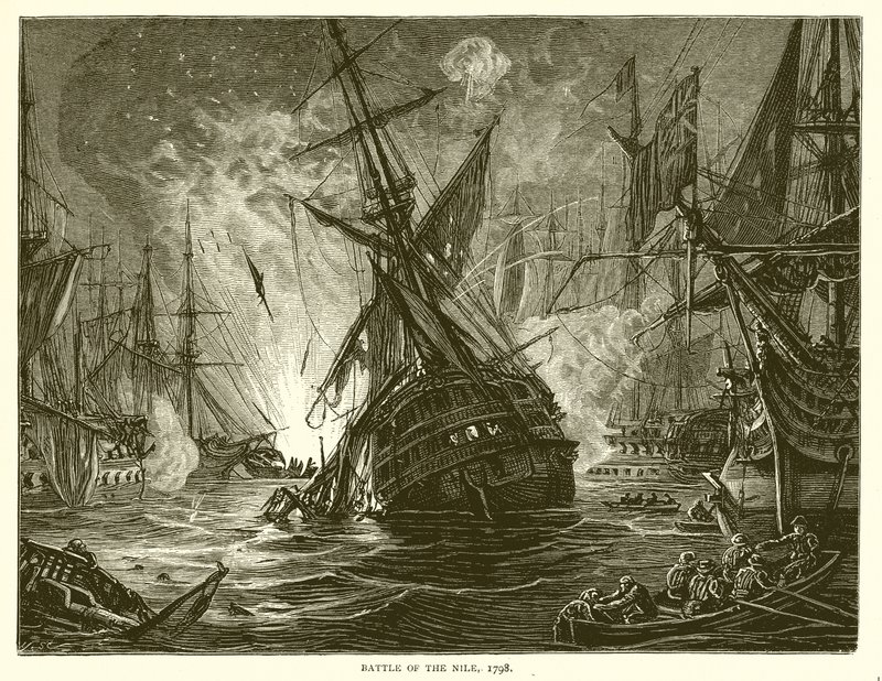ナイルの戦い、1798 作： 英語学校