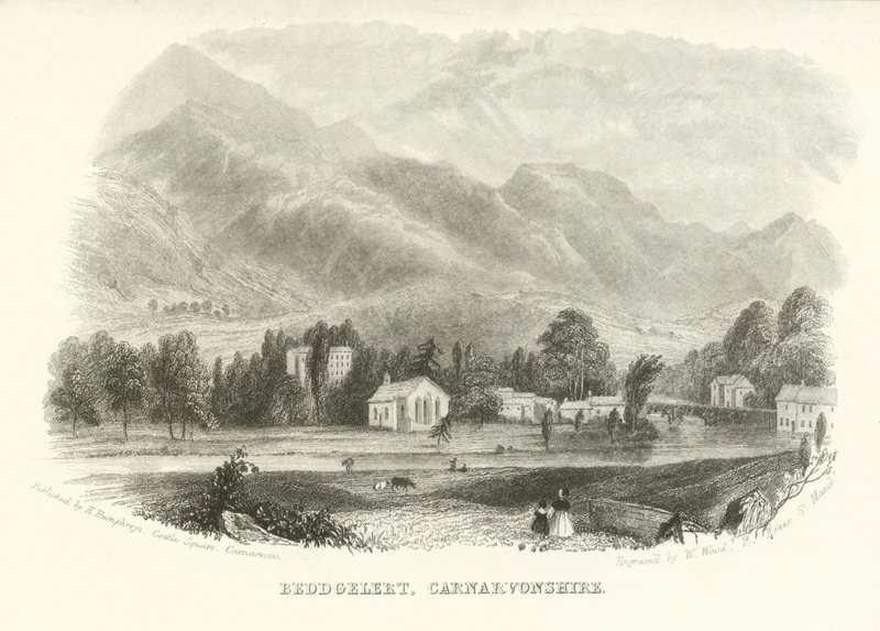 Beddgelert、カーナーボンシャー、ウェールズ 作： 英語学校