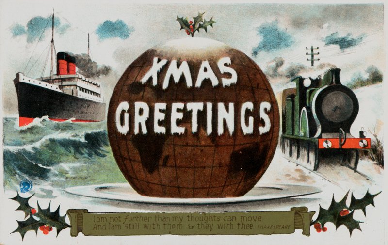 イギリスのクリスマスカード 作： 英語学校