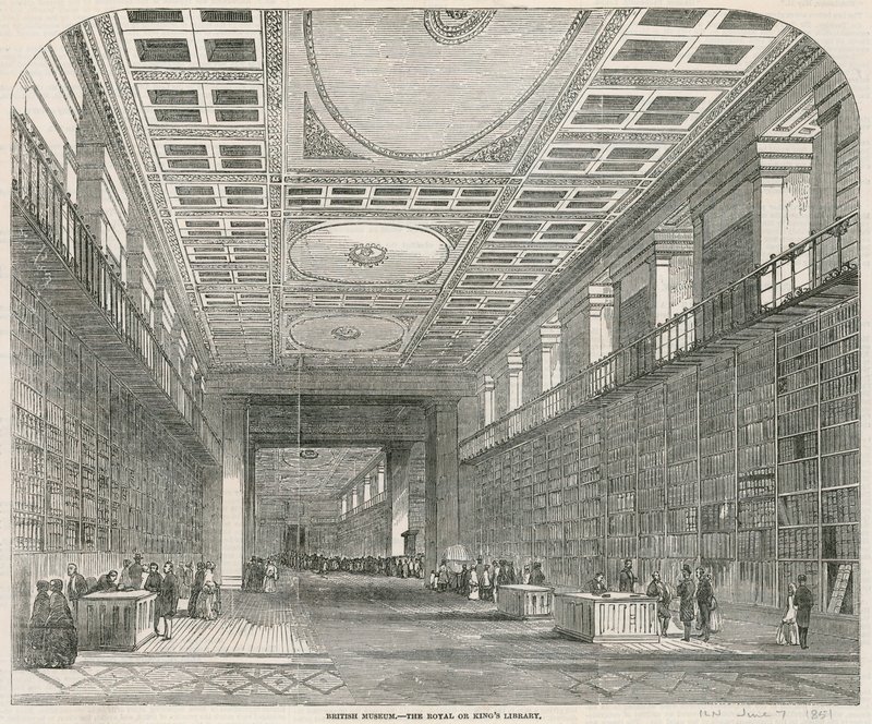 大英博物館、王立図書館または王立図書館 作： 英語学校