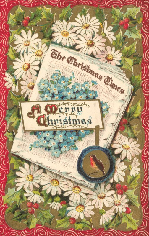 クリスマス新聞、クリスマス・グリーティング・カード 19世紀末から20世紀初頭（クロモリト 作： 英語学校