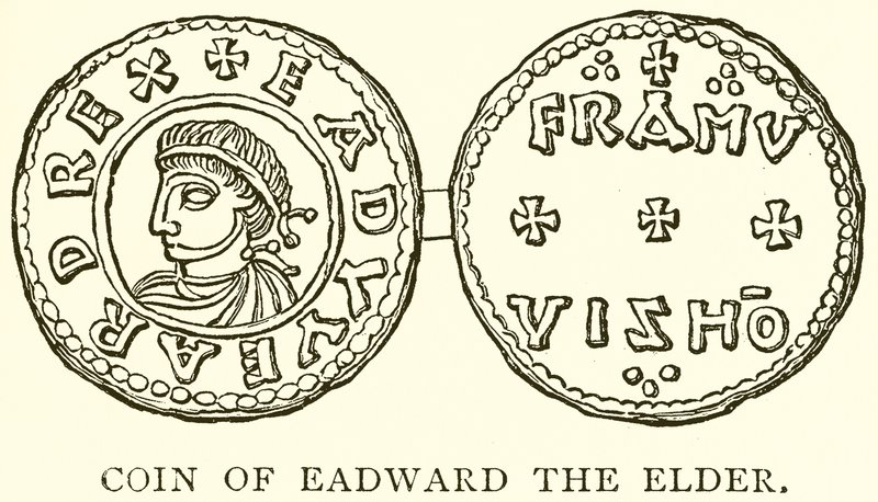 Eadward the Elderのコイン 作： 英語学校