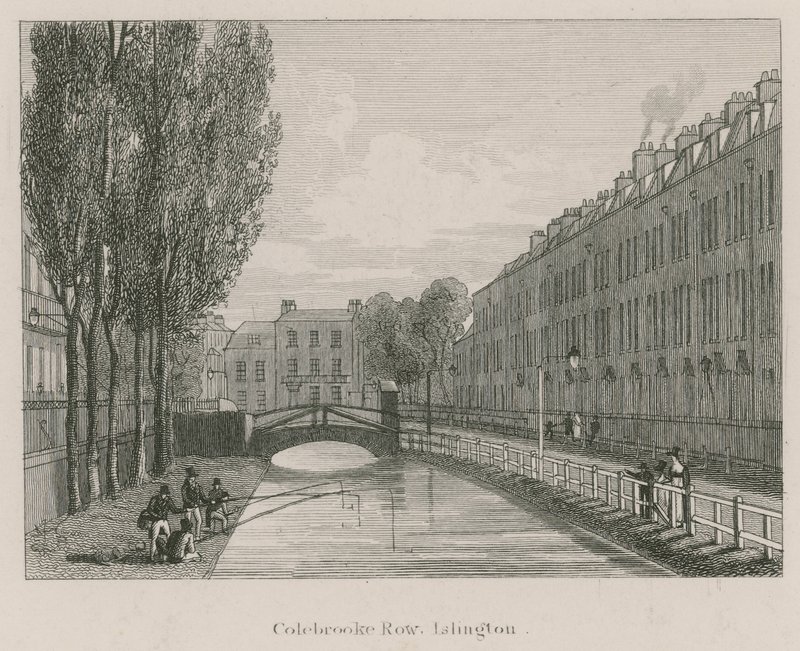 Colebrooke Row、イズリントン、ロンドン 作： 英語学校