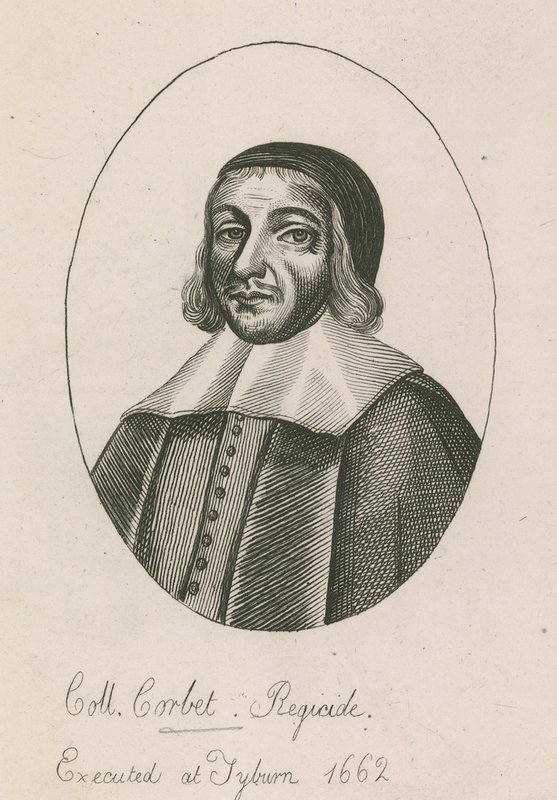 1662年、タイバーンで処刑されたコルコルベット、レジサイド 作： 英語学校