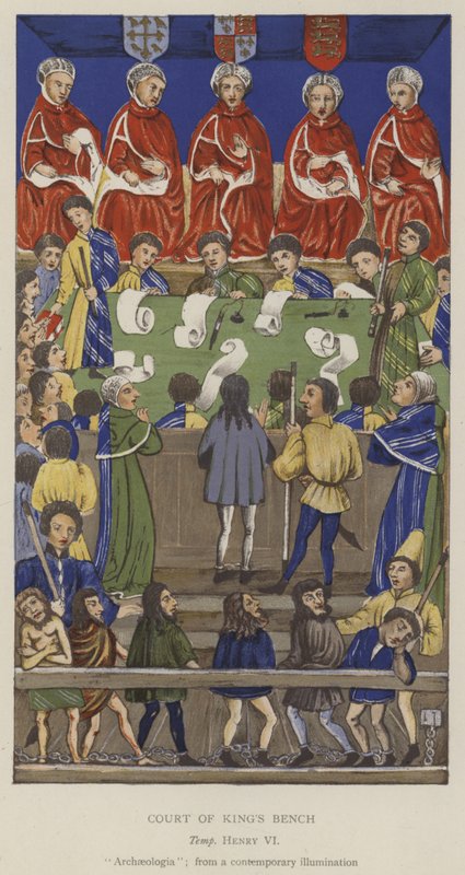 王のベンチの裁判所 作： 英語学校