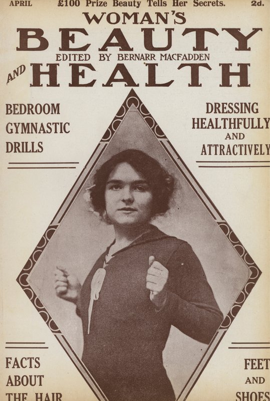 1913年のWoman&39;sBeauty andHealth誌の表紙 作： 英語学校