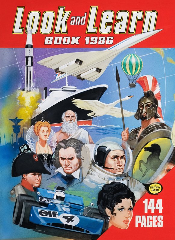 Look and Learn Book 1986の表紙 作： 英語学校