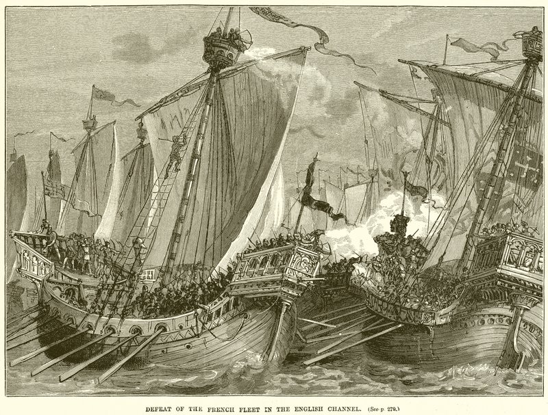 イギリス海峡におけるフランス艦隊の敗北 作： 英語学校