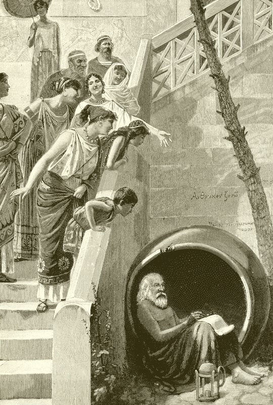 ディオゲネス 作： 英語学校