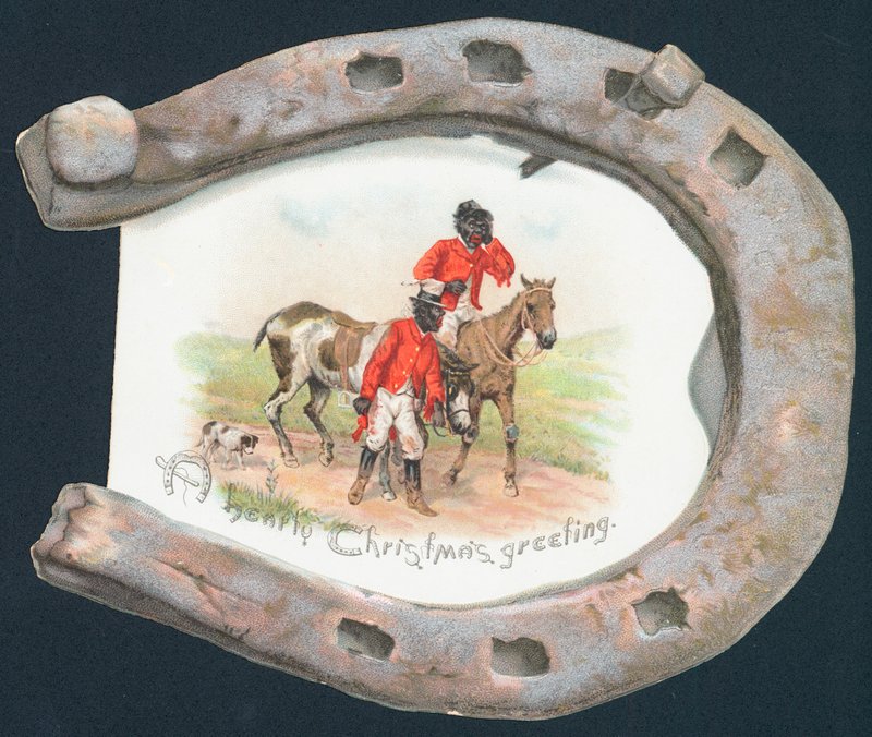Discheveled Huntsmen and Horseshoe、クリスマスカード 作： 英語学校