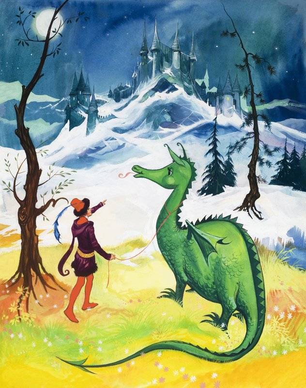 鎖のドラゴン 作： 英語学校