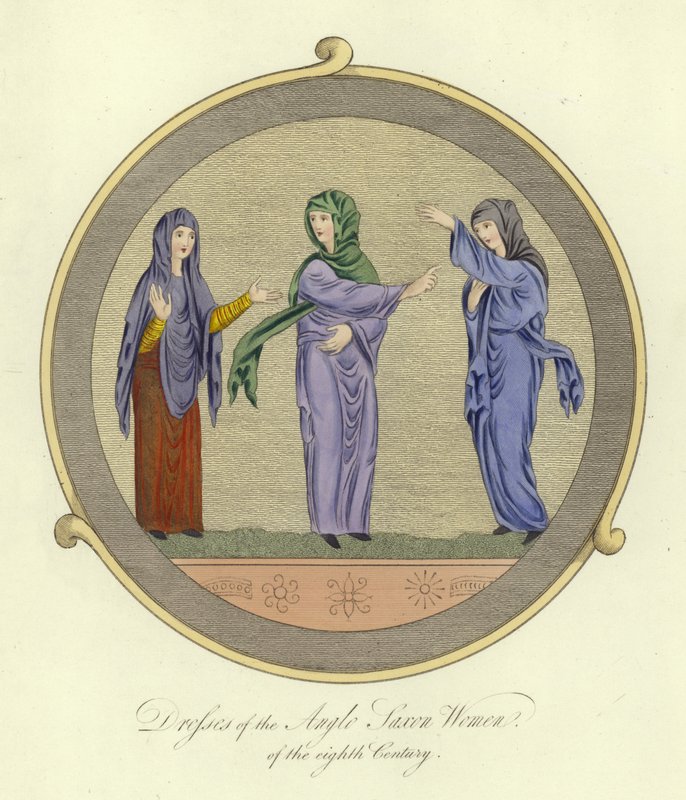 8世紀のアングロサクソン人女性のドレス 作： 英語学校