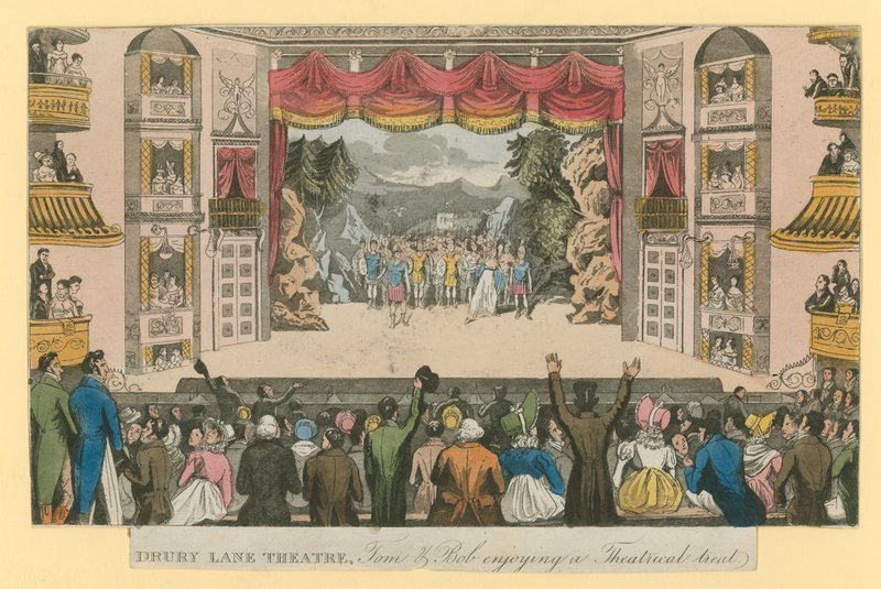 Drury Lane Theatre：演劇を楽しむトムとボブ 作： 英語学校