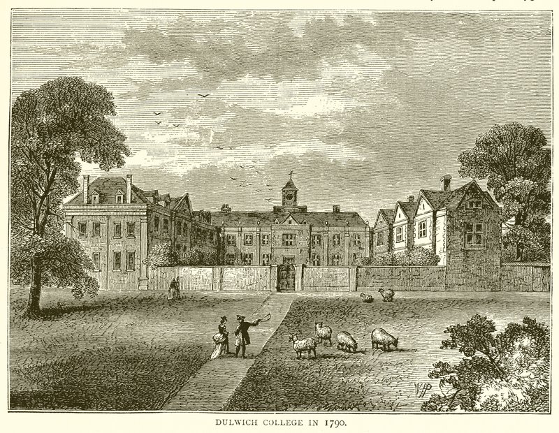 1790年のダリッチ大学 作： 英語学校
