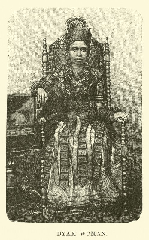 Dyak Woman 作： 英語学校