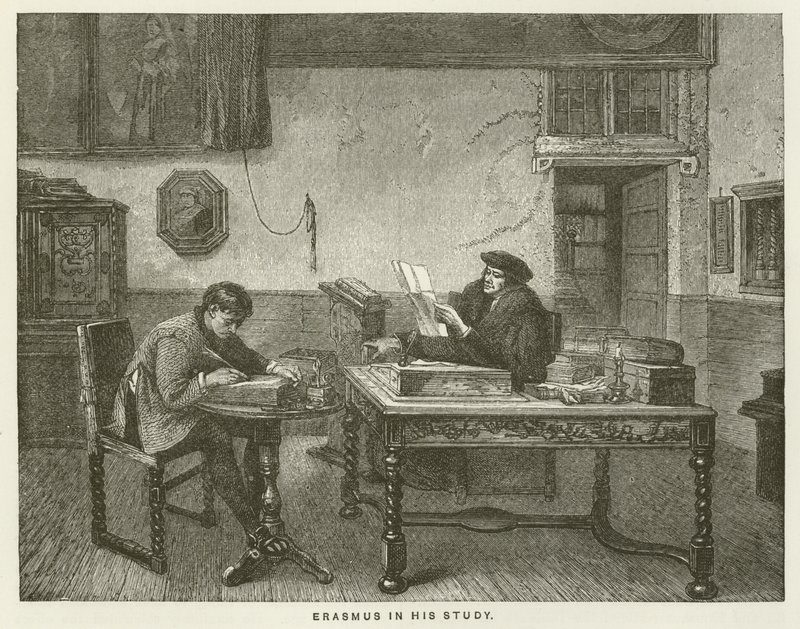 彼の研究におけるエラスムス 作： 英語学校