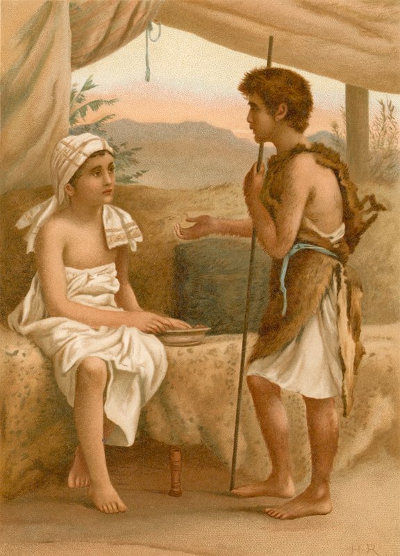 エサウは彼の生得権を売る 作： 英語学校