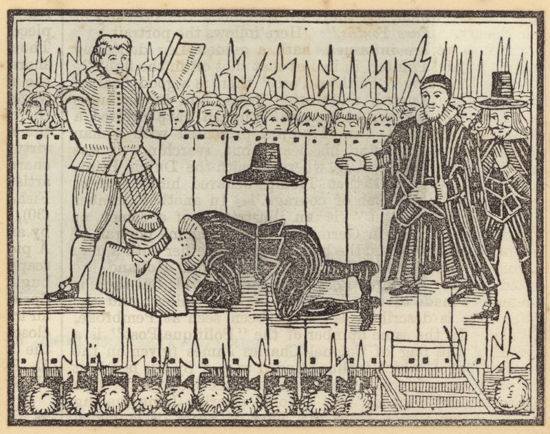 人、おそらくチャールズ1世の処刑 作： 英語学校