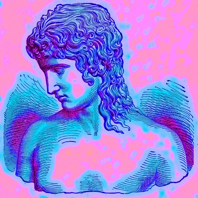 Extreme of Ethnic Divergence-Highest Type-I：Eros of Praxiteles、illustration from With the Worlds People by John Clark Ridpath、published 1912（digitally enhanced image） 作： 英語学校
