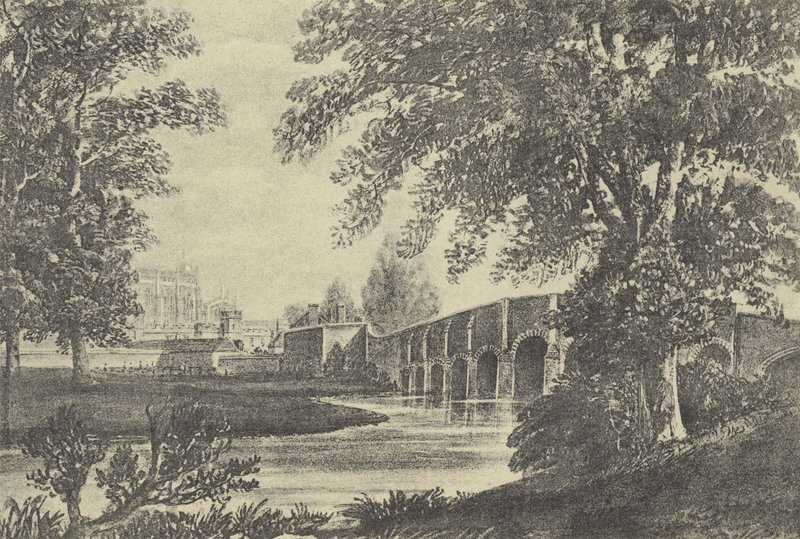 フィフティーン・アーチ橋、1818（グラビア） 作： 英語学校