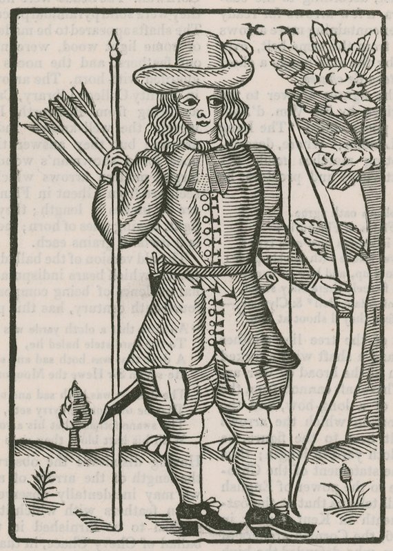 1676年の射撃のためのフィンズベリー射手チケット 作： 英語学校
