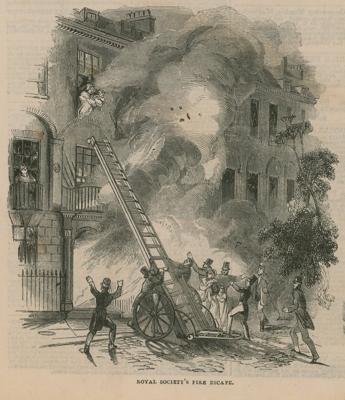 ファイアエスケープ：Royal Societys Fire Escape 作： 英語学校