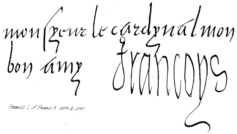 フランスのフランシス1世、b 1494、d 1547 作： 英語学校