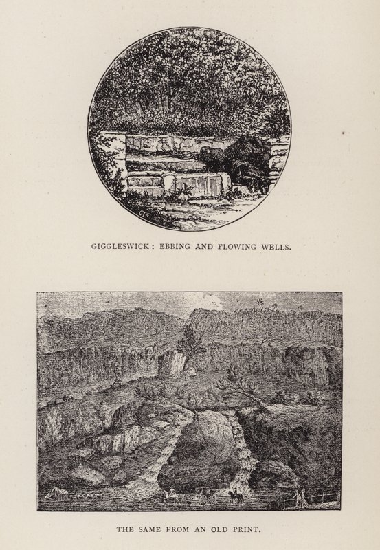 Giggleswick, Ebbing and flowing wells (e.g. engraving) 作： 英語学校