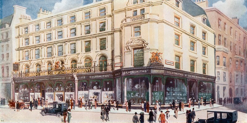 Goldsmiths＆Silversmiths Company Ltd、of 112 Regent Street 作： 英語学校