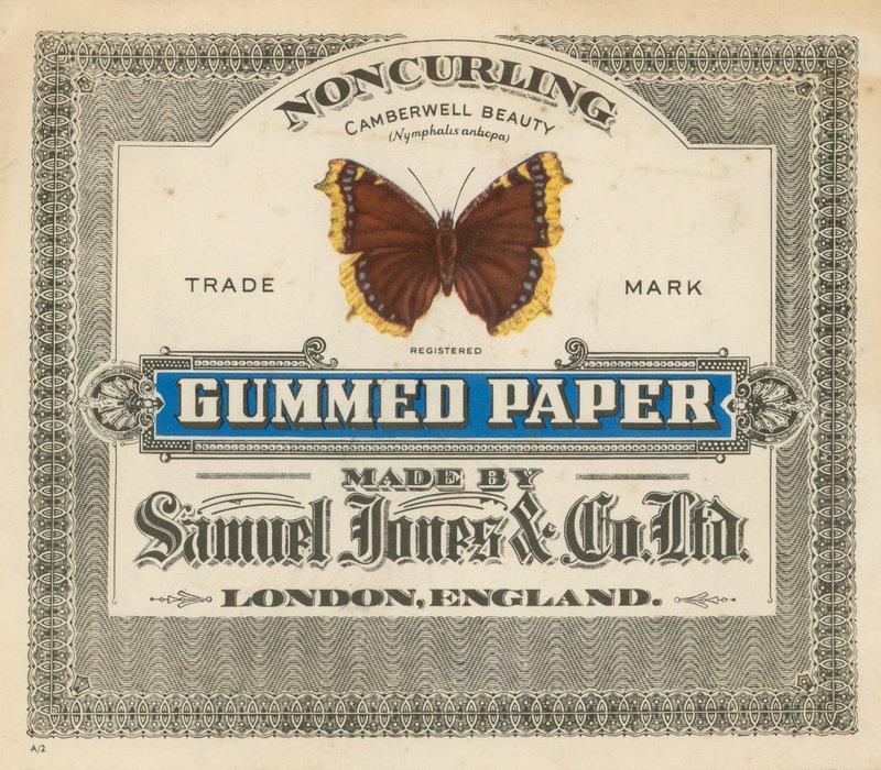 Samuel Jones＆Co Ltd、ロンドン製のガム紙 作： 英語学校