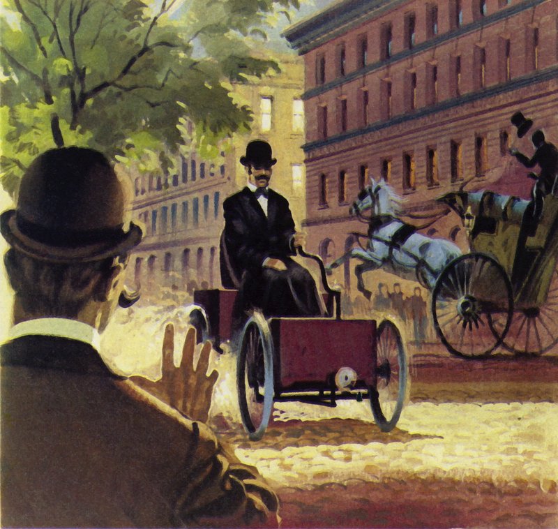 ヘンリーフォードは1892年に彼の最初の手作り車を生産しました 作： 英語学校