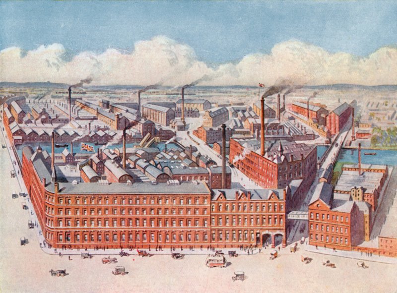 Huntley＆Palmers Biscuit Manufactory、レディング、イギリス 作： 英語学校
