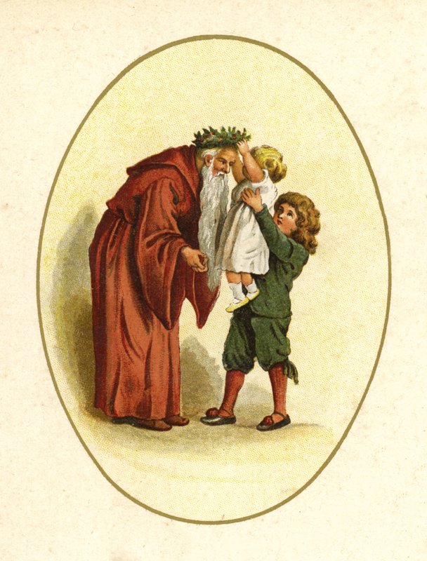 The Coming Of Father Christmas のイラスト (カラーリソ) 作： 英語学校