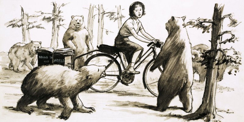 1957年、わずかに建設されたルイサザーランドは世界中を自転車で行きたいという彼女の野心を達成しました 作： 英語学校