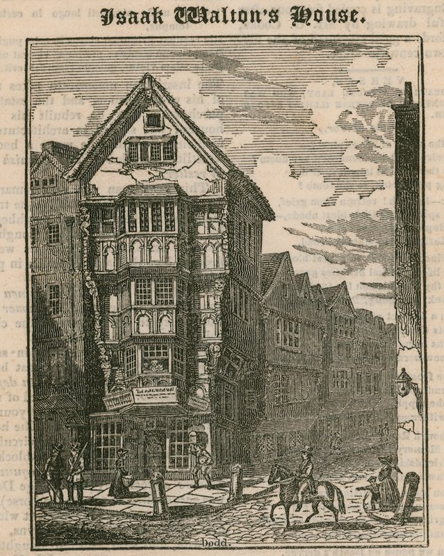 Isaak Waltons House、Fleet Street、ロンドン 作： 英語学校