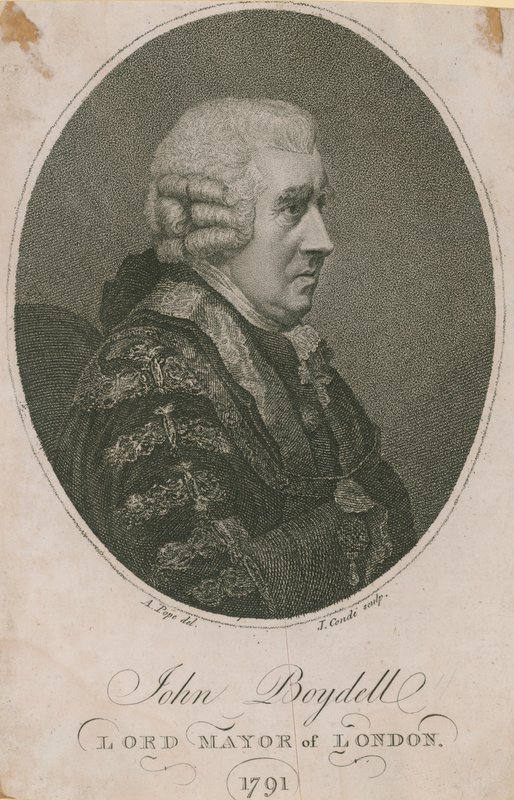 ジョン・ボイデル、ロンドン市長1785 作： 英語学校