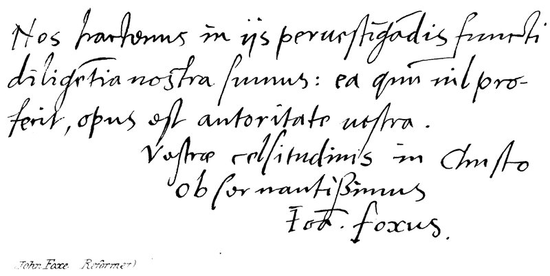 ジョン・フォックス（リフォーマー） 作： 英語学校