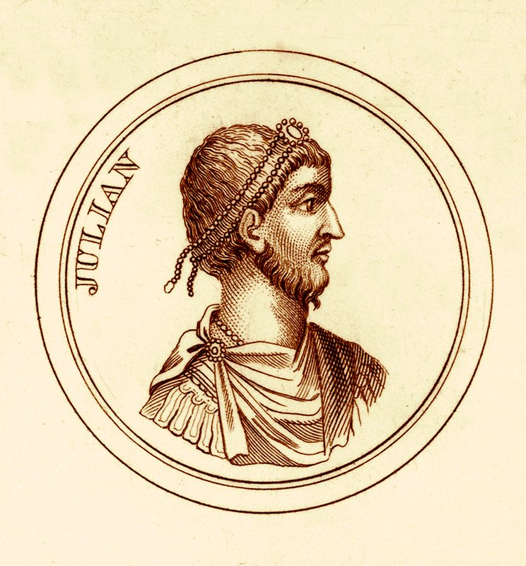 1825年に出版されたジョージ・クラブのユニバーサルヒストリカルディクショナリーのイラスト、ジュリアン（デジタル拡張画像） 作： 英語学校
