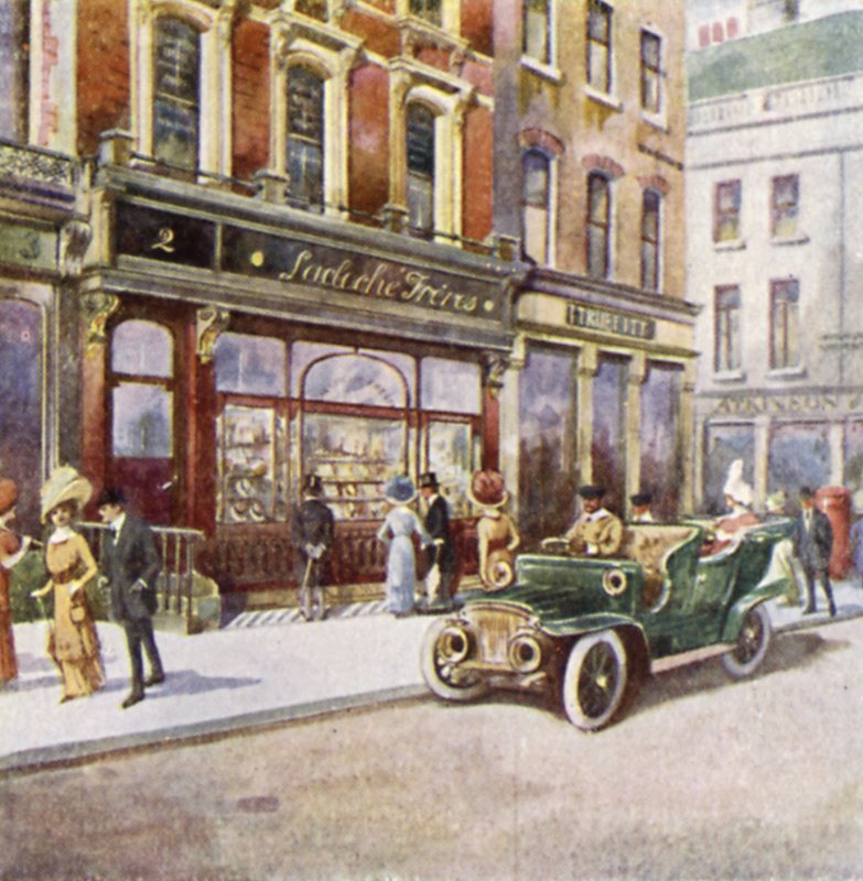 Lacloche Freres, 2 New Bond Street (カラーリトグラフ) 作： 英語学校
