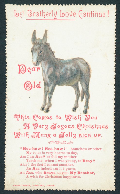 兄弟愛を続けよう-クリスマスカード 作： 英語学校