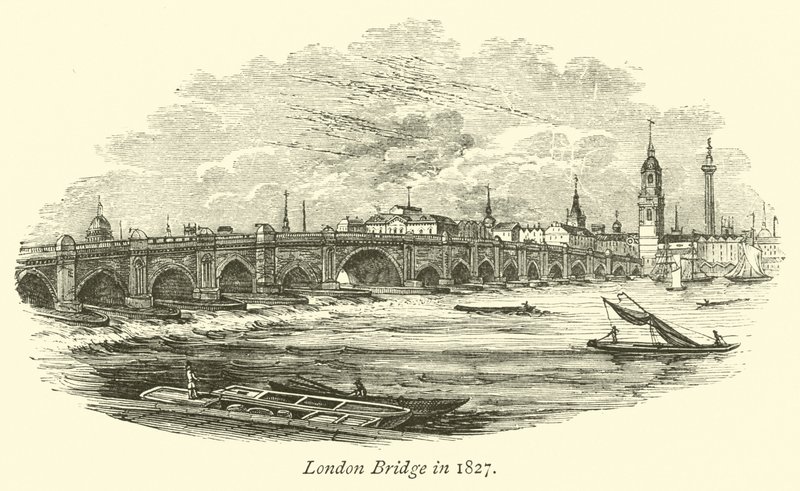 1827年のロンドン橋 作： 英語学校
