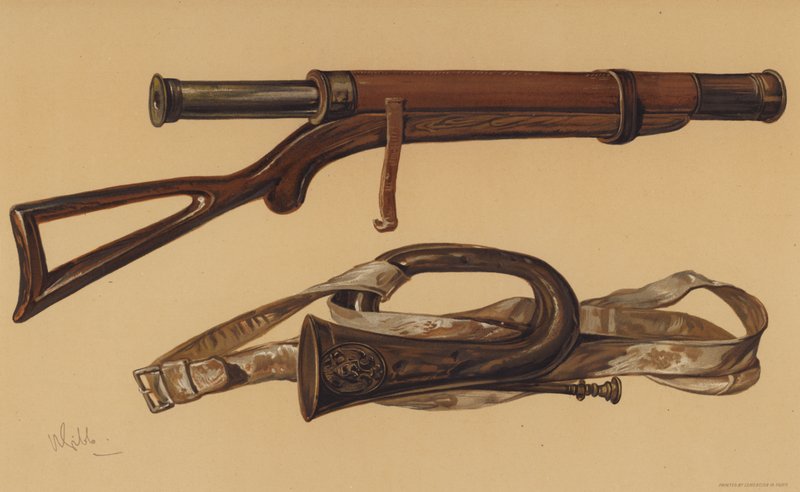 ラグラン卿の望遠鏡とセバストポリのロシア軍のラッパ（クロモリトモ 作： 英語学校