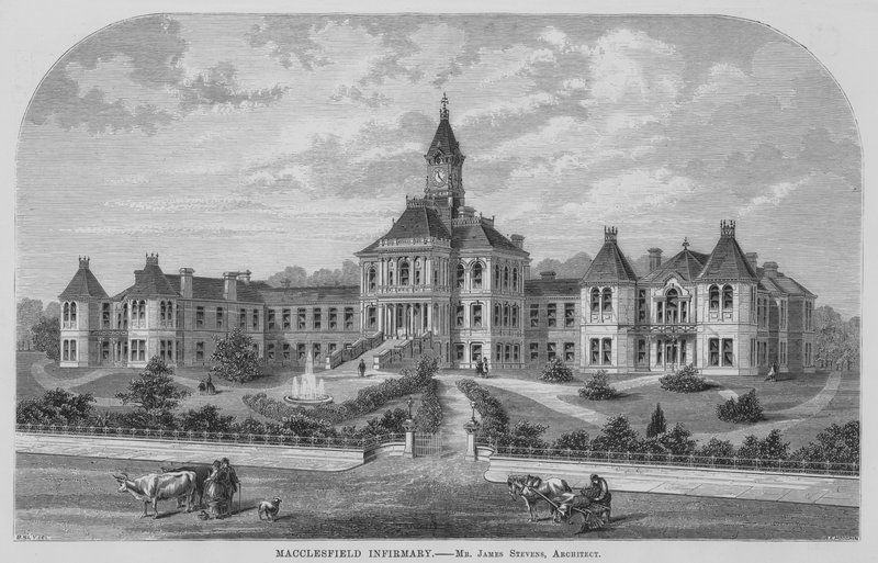 Macclesfield Infirmary（彫刻 作： 英語学校