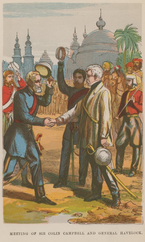 コリン・キャンベル卿とハブロック将軍の会合 作： 英語学校