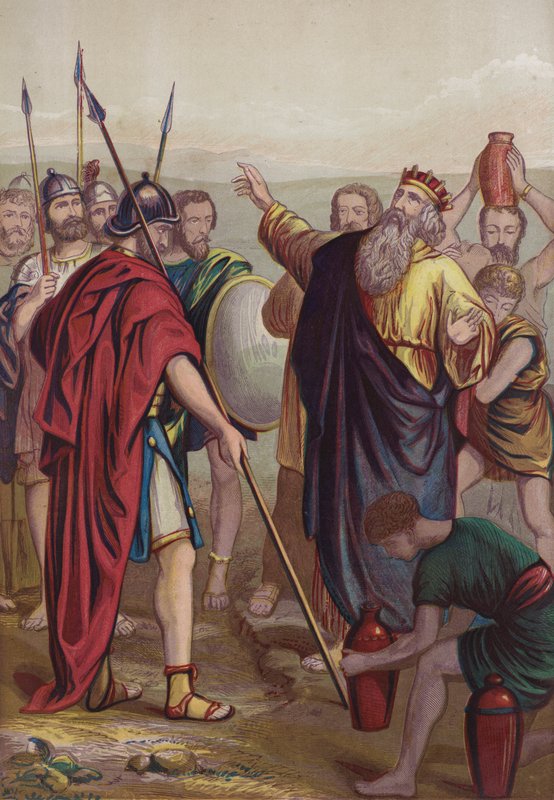 Melchizedek blesseth Abram 作： 英語学校