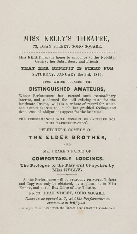 Miss Kellys Theatre、73 Dean Street、Soho Square、London 作： 英語学校