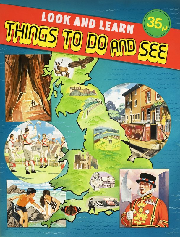 イギリスの地図周辺の画像のモンタージュ 作： 英語学校
